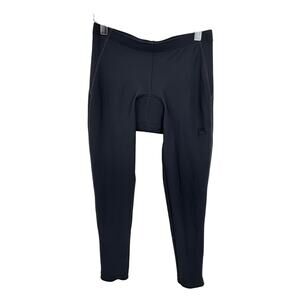 Novara pants women's XL cycling bike leggings padded zip ankle reflective black